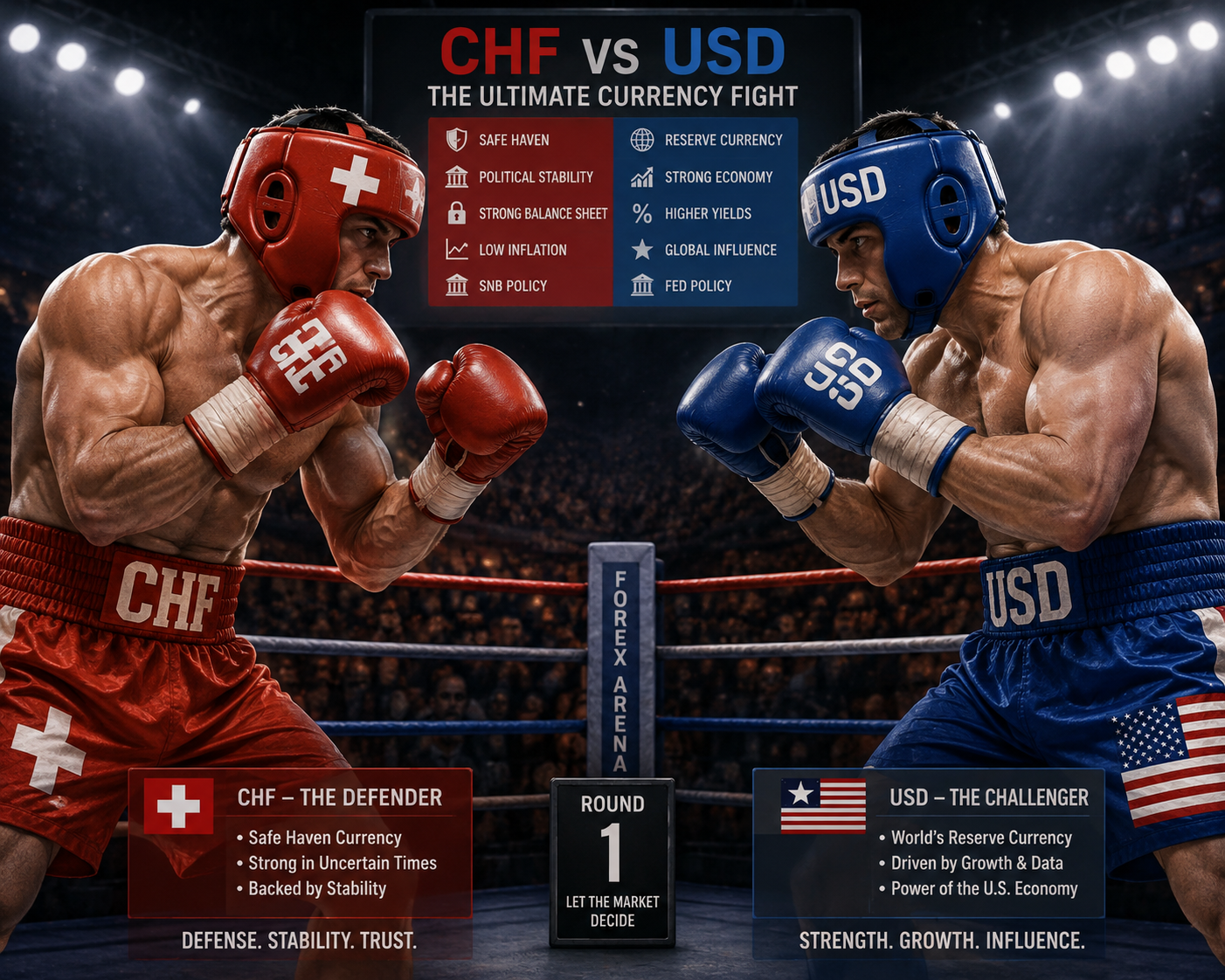 USD vs CHF