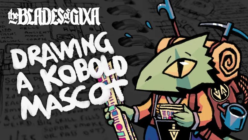 🦎 Drawing A Kobold Mascot