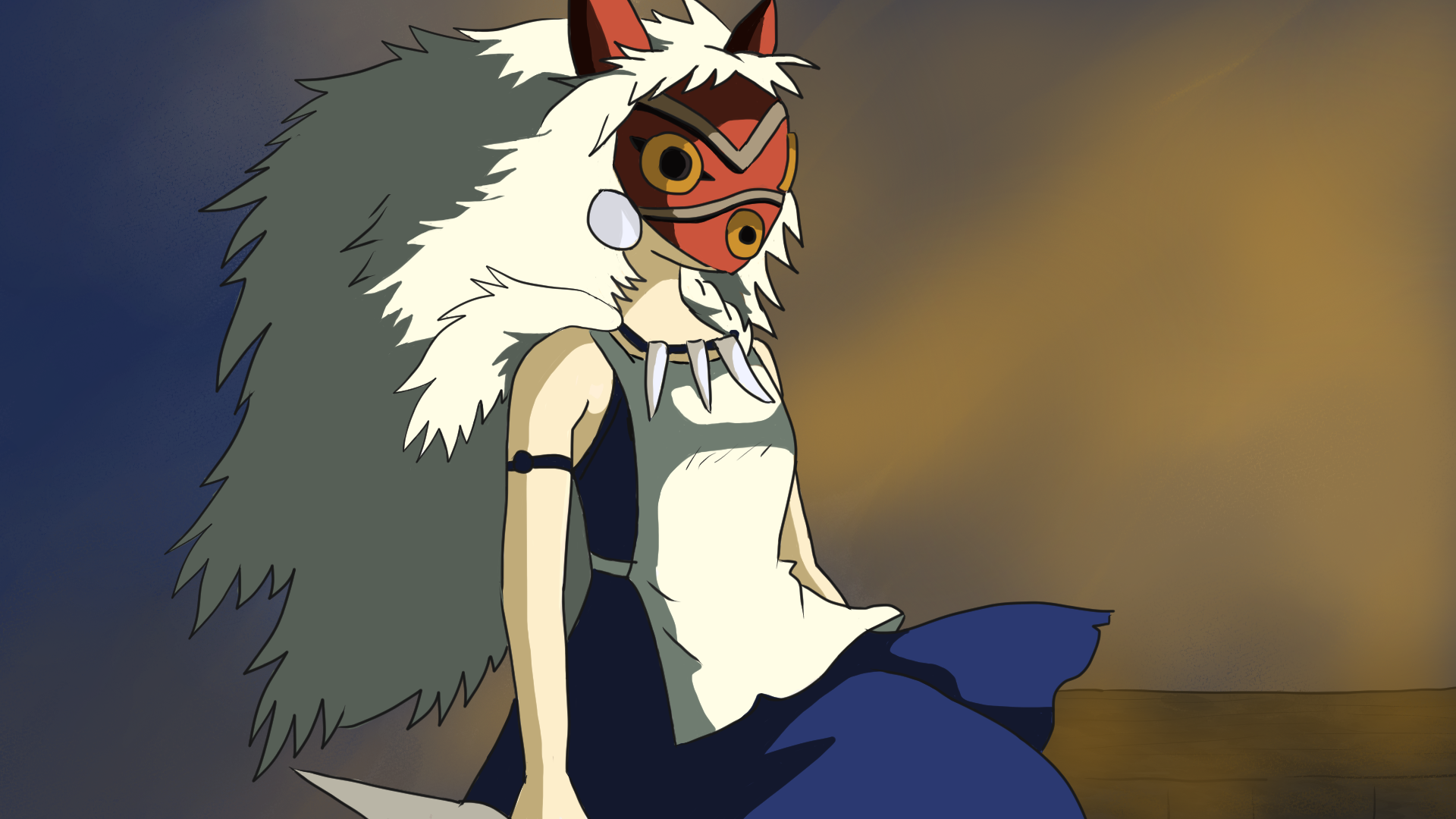 Day 24: Fight — drawn and painted digitally by me. My FAVOURITE piece I've drawn, ever, even if it's a redraw from a scene.