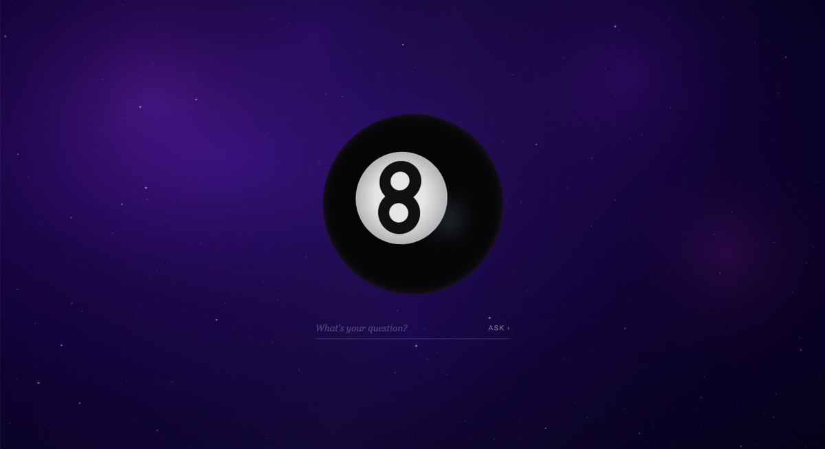 Magic 8 ball