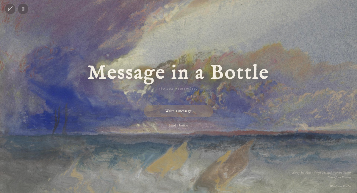 Message in a Bottle