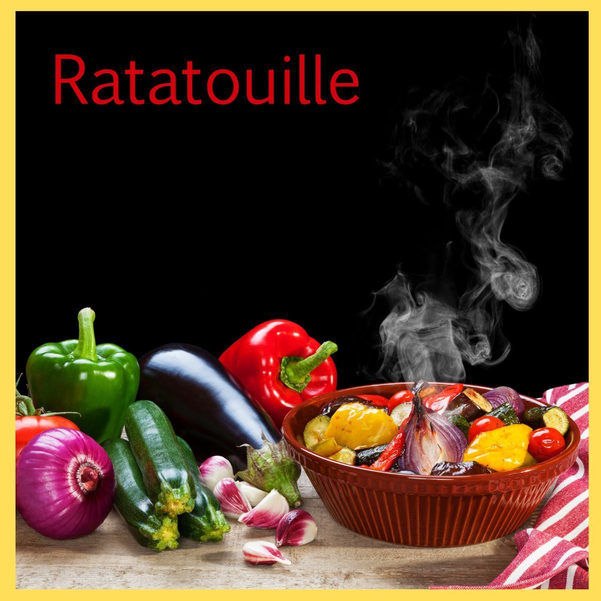 Chef Luciano and his unique Ratatouille recipe