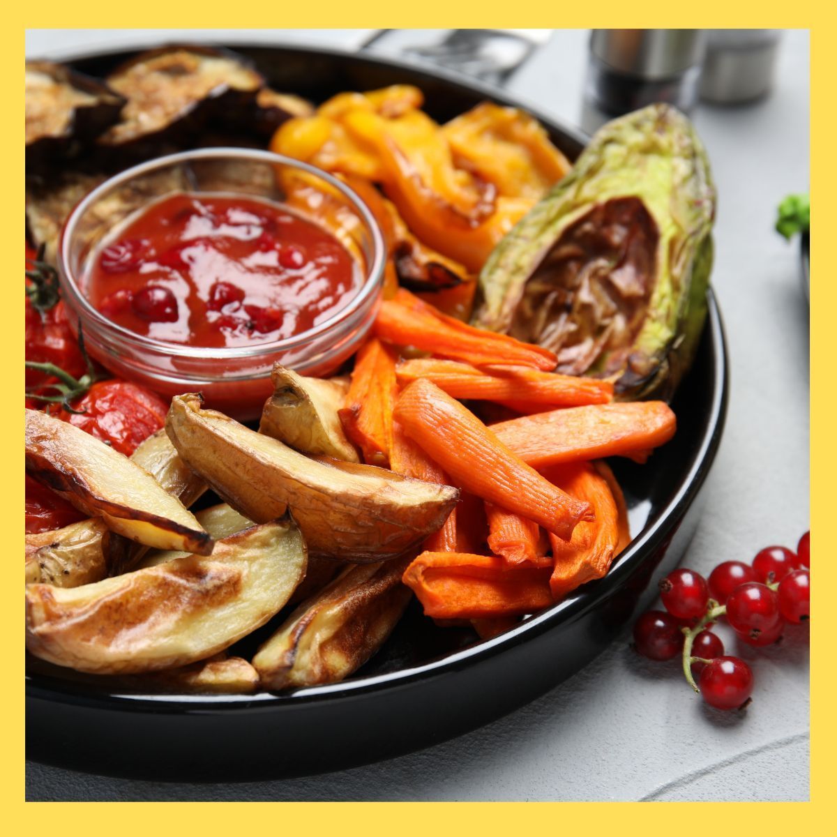 Recipe Air Fryer Moroccan-Spiced Carrots-Crickets