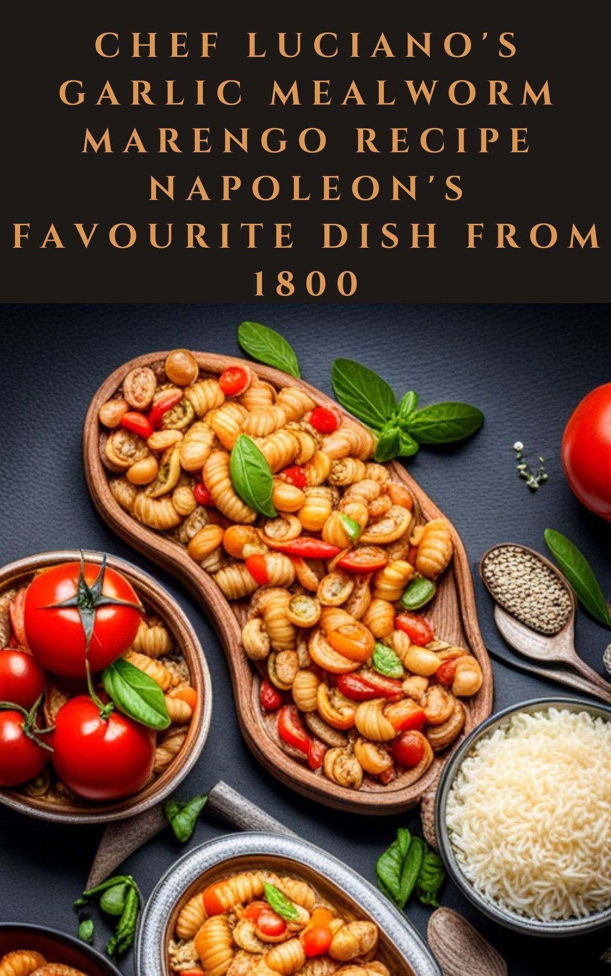 Indulge In Entomophagy:       Chef Luciano's Epicurean Recipe  Of Napoleon's Favourite Dish In Marengo Reinterpreted With Mealworm And His Wine Pairing Suggestions: An Easy, Healthy, and Delicious French Dish