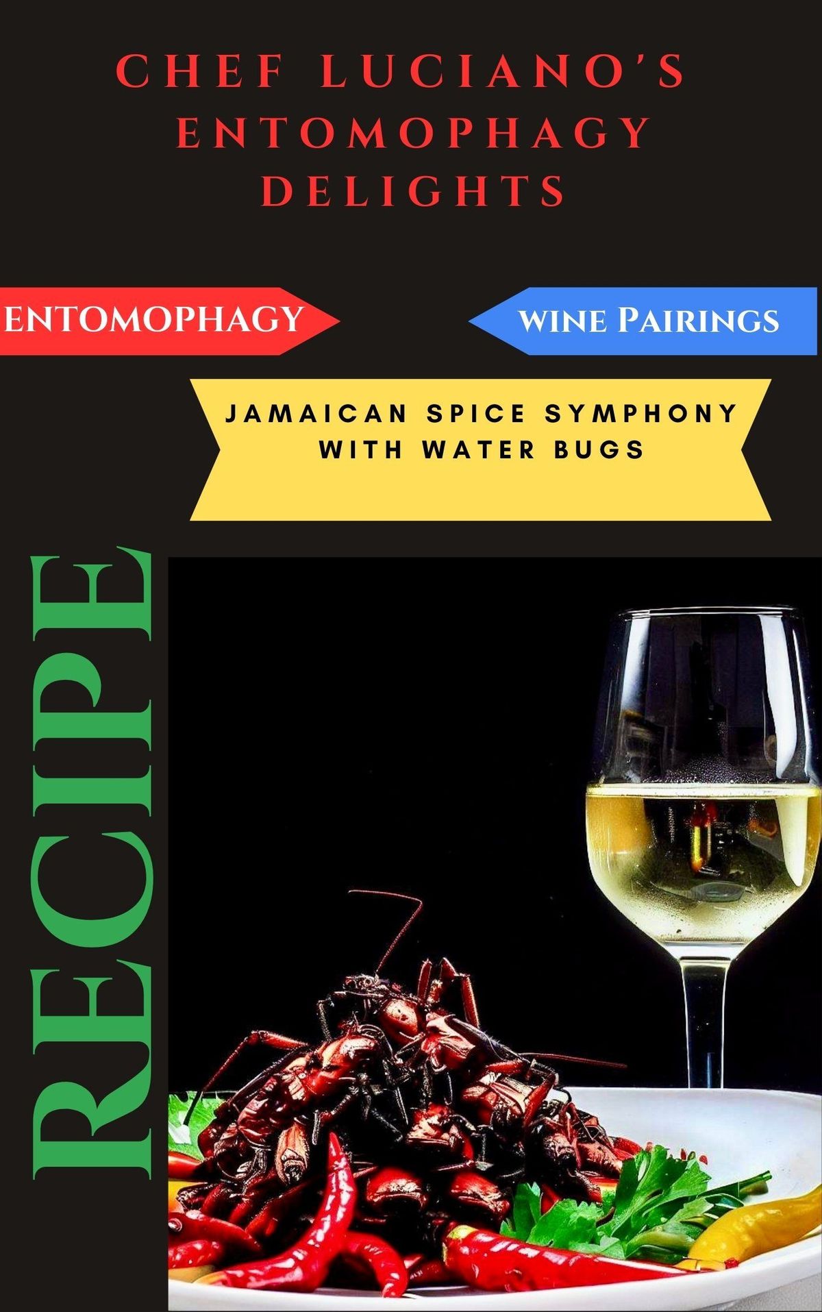 Chef Luciano's Entomophagy Delights: Jamaican Spice Symphony with Water Bugs