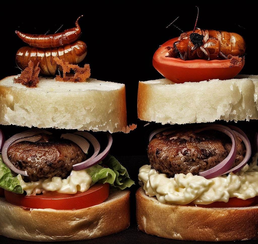 Chef Luciano's Entomophagy Delights: Surströmming à la Marine Burger