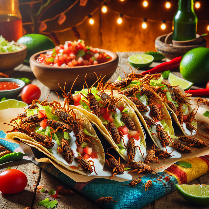 Crispy Locust Tacos: A Delicious and Nutritious Recipe