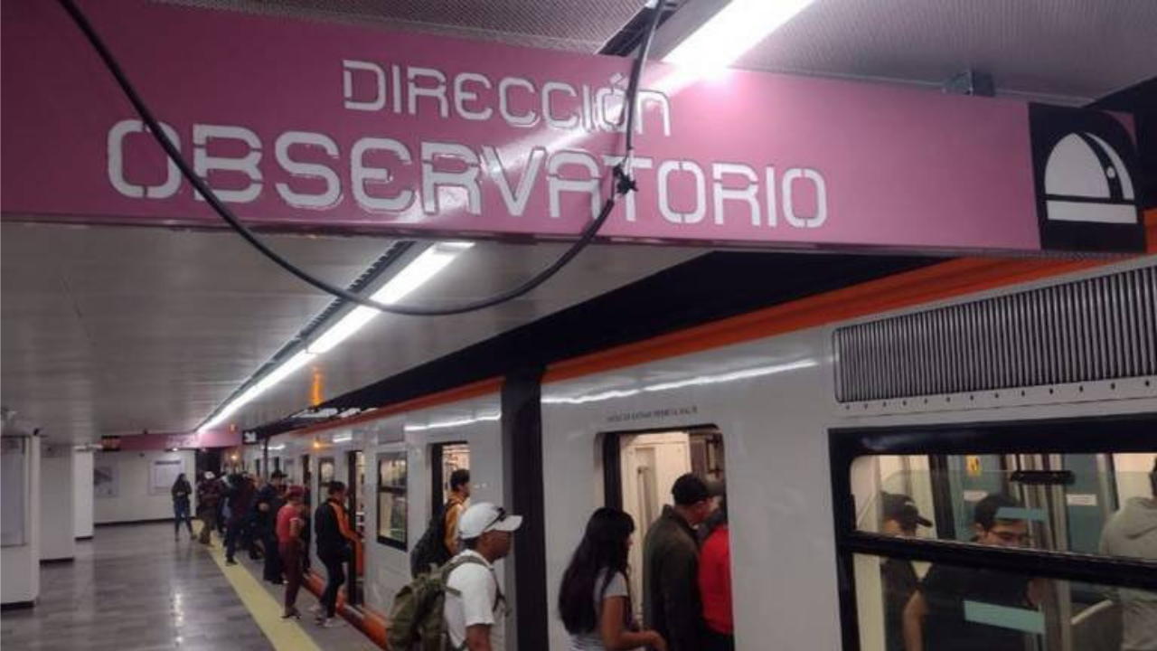 cierre linea rosa metro cdmx