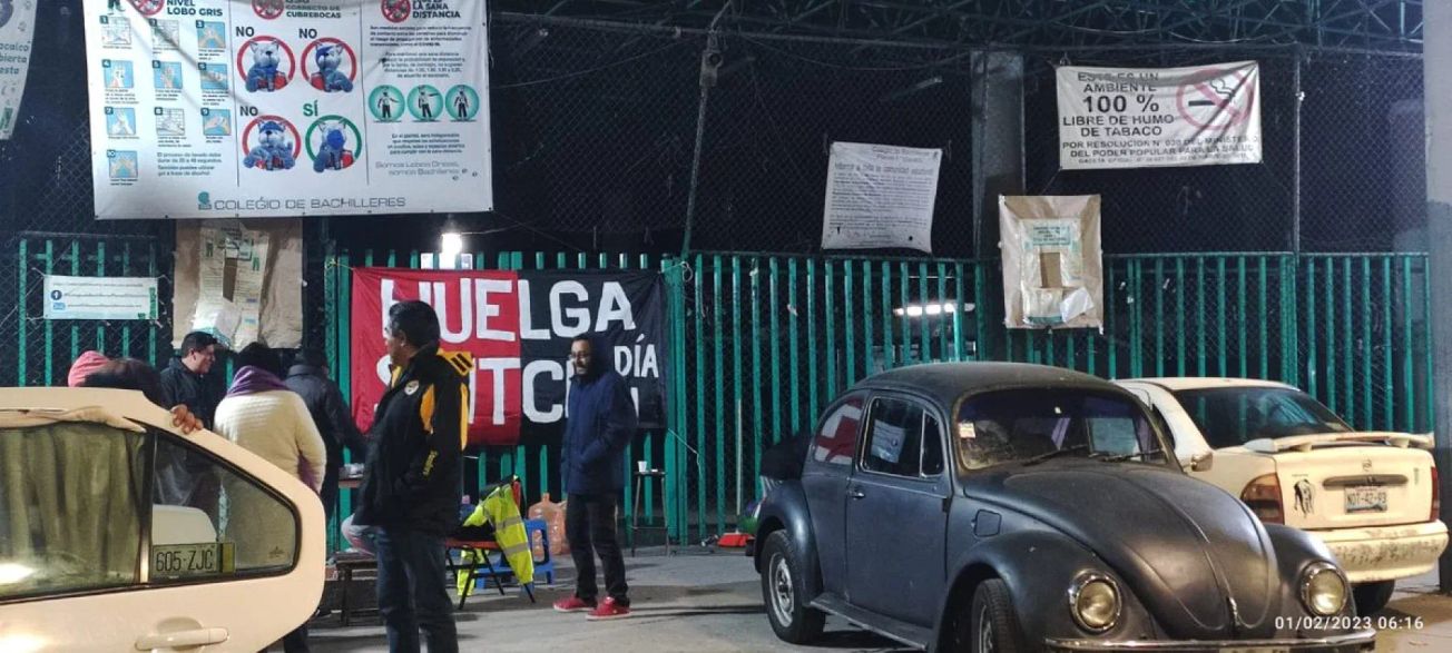 Estalla huelga en colegio de Bachilleres de CDMX