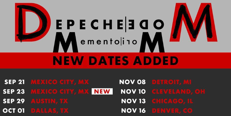 Depeche Mode abre nueva fecha