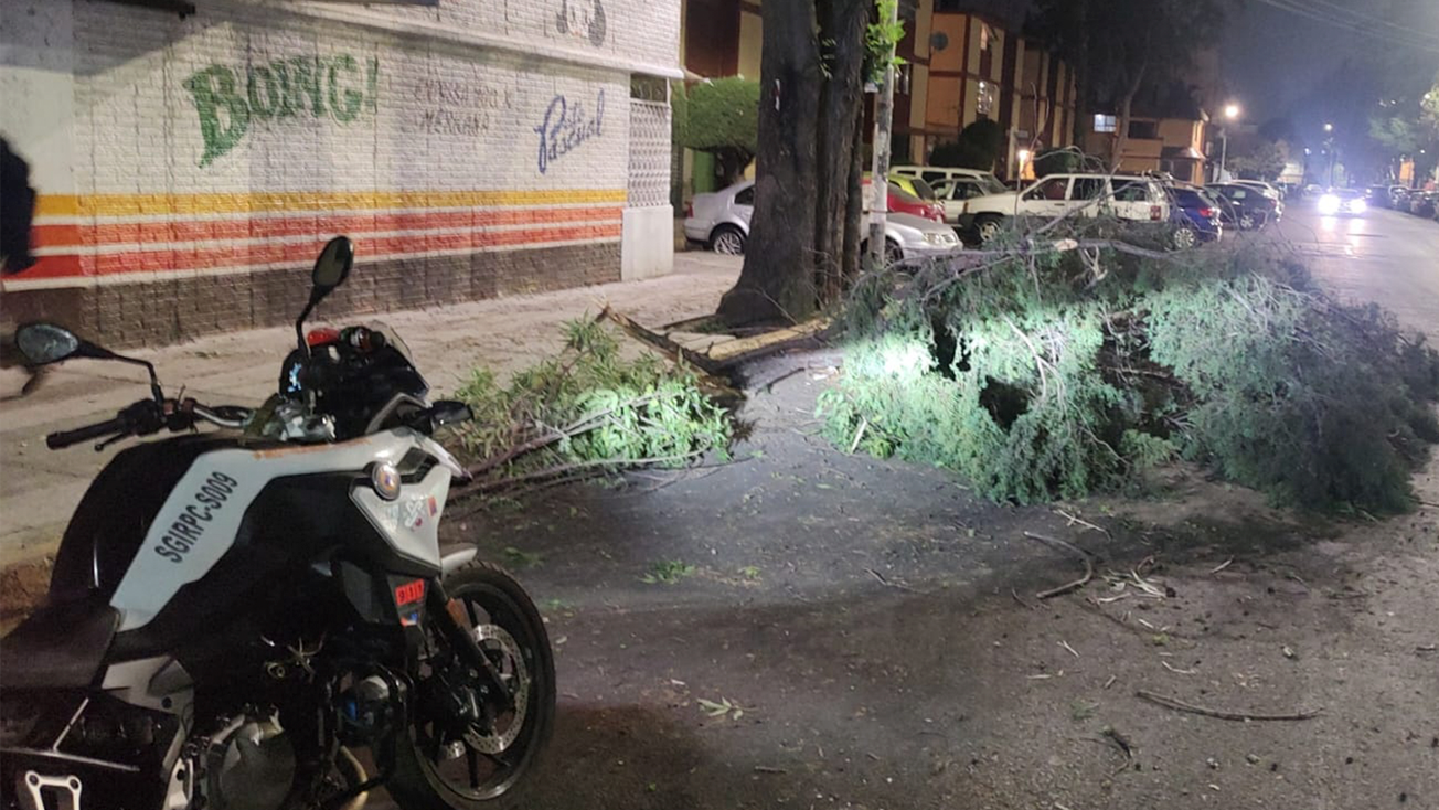 lluvias y fuertes vientos