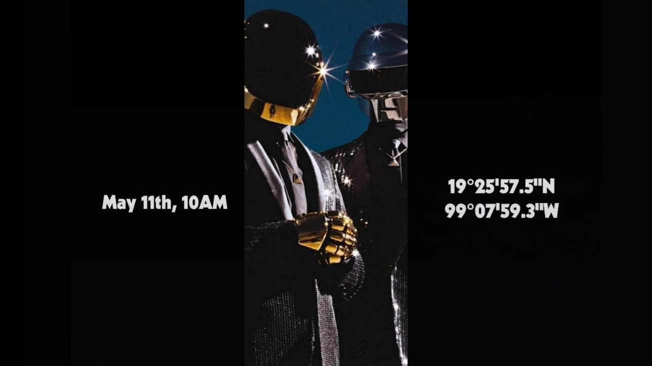 daft punk en el zocalo