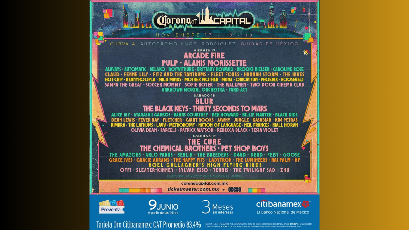 Corona Capital 2023: Fechas, bandas y precios