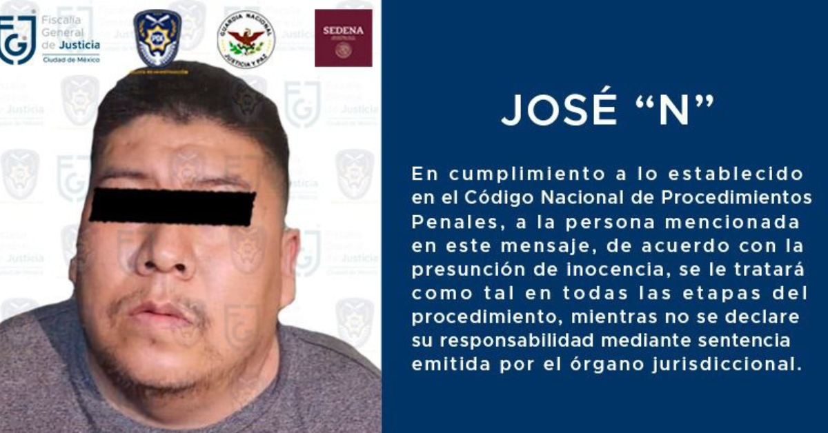 La Fiscalía de la CDMX detiene a uno de los 5 criminales más buscados de la capital
