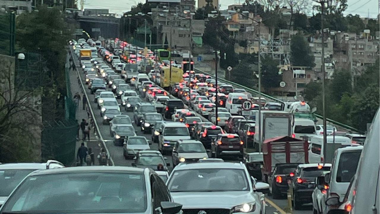 cierre trafico santa fe puente poetas