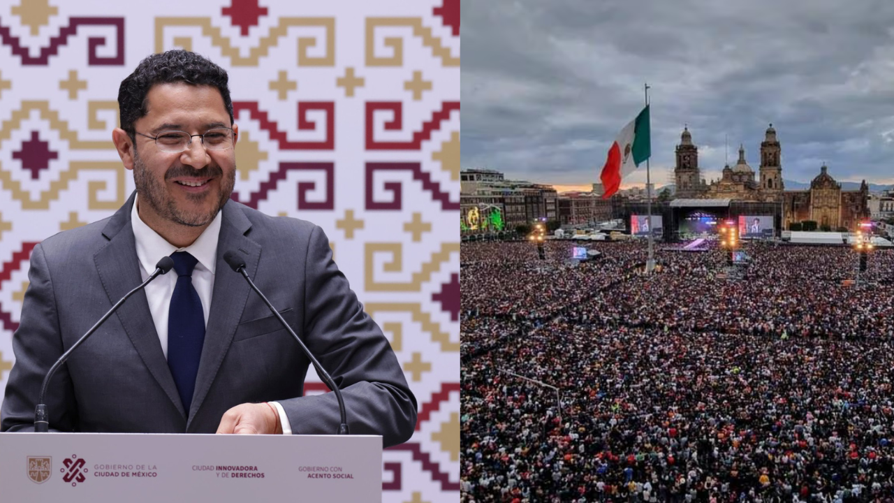 Batres anuncia concierto en Zócalo de CDMX por Día de la Mujer