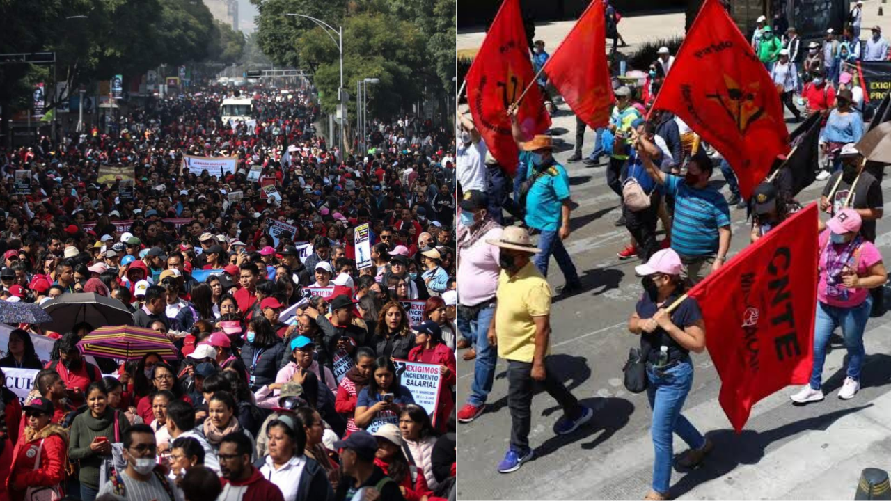 ¿Dónde y por qué es la marcha de los maestros en la CDMX?