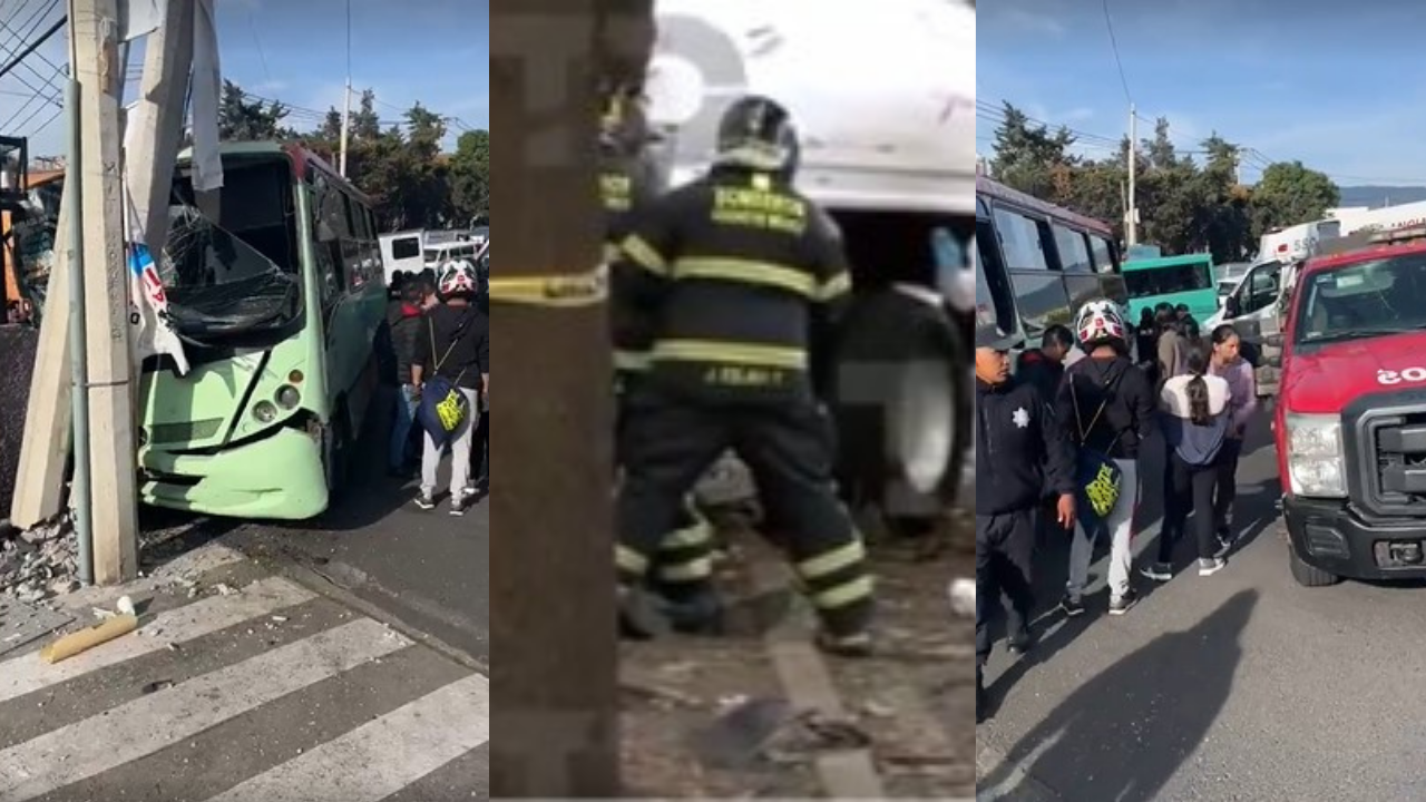 Mañana de choques en Cdmx; hay dos personas sin vida y 15 heridos