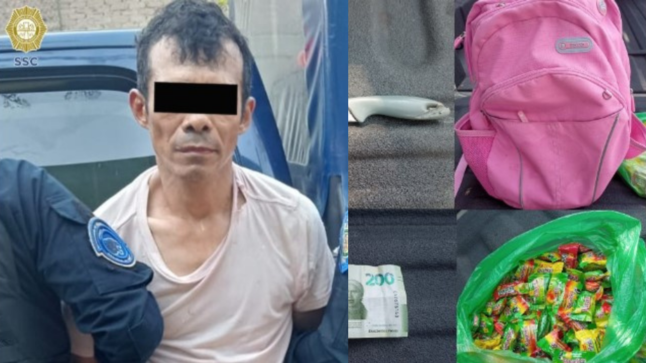 Por negarse a comprarle dulces, lo asalta en la alcaldía Miguel Hidalgo