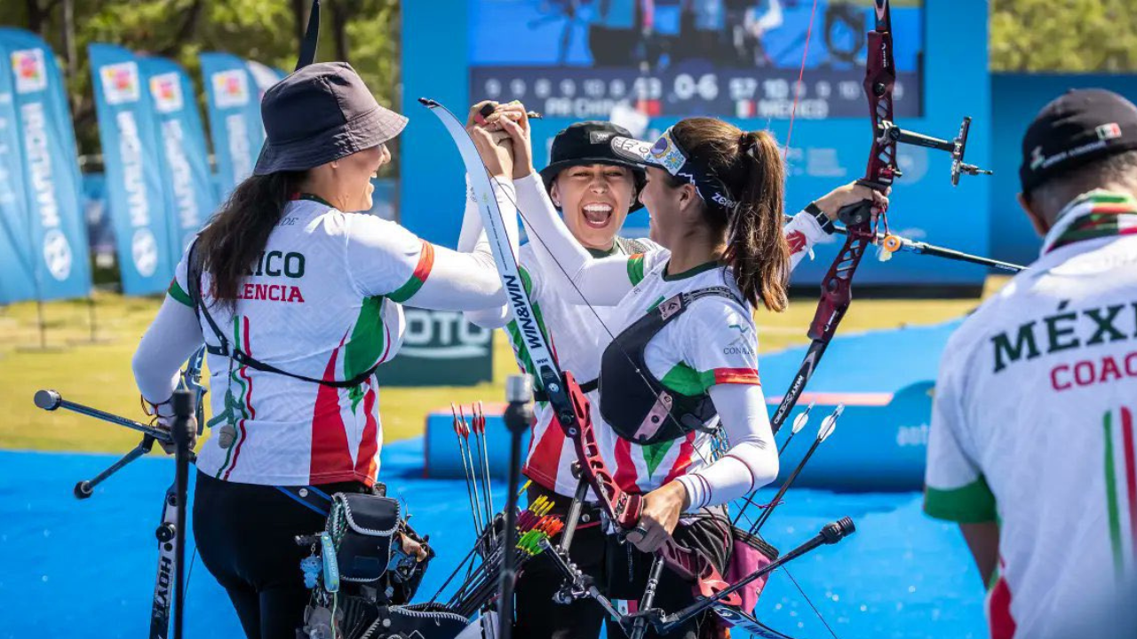 Equipo femenil mexicano de Tiro con Arco clasifica a cuartos de final