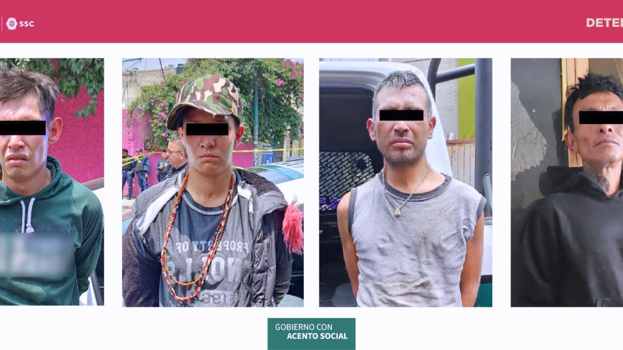 Cuatro personas son atrapadas transportando restos humanos en la Cdmx