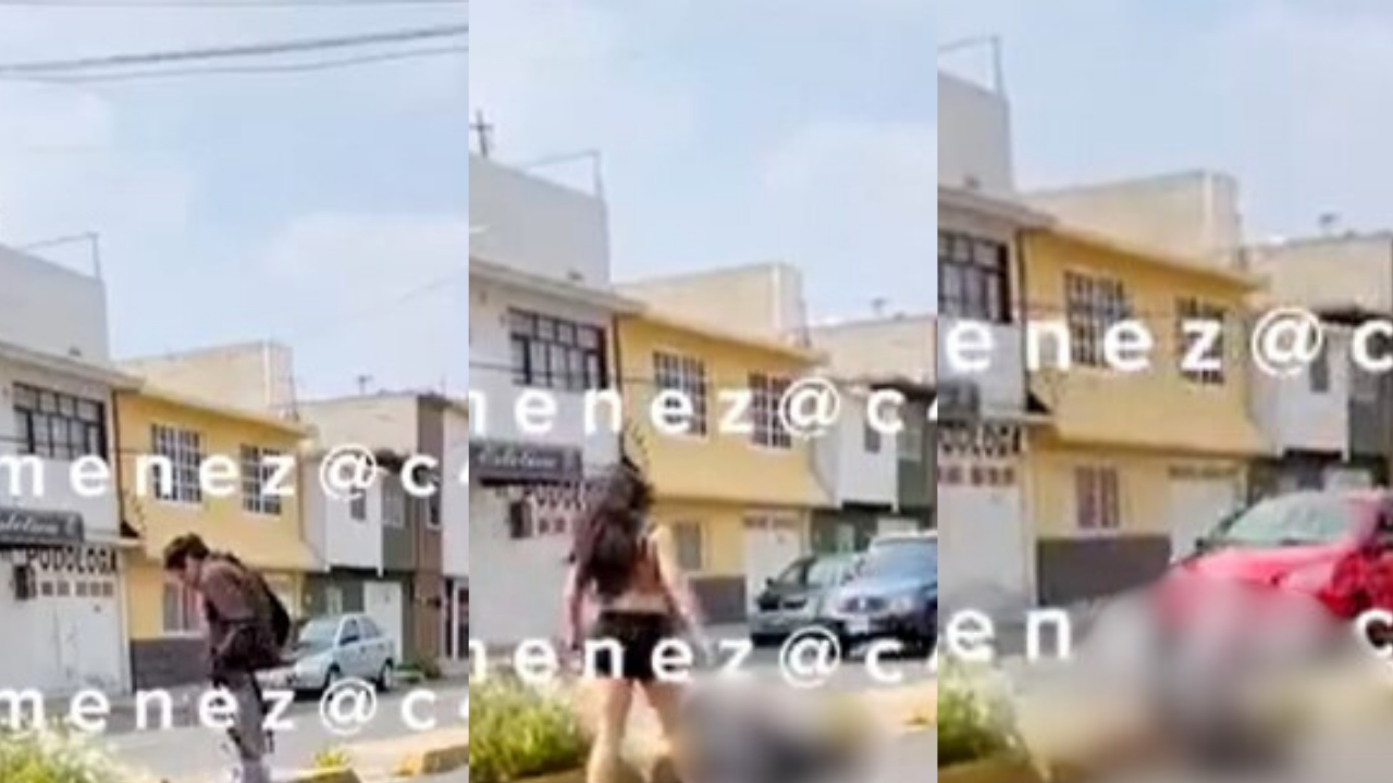 Video | Joven alcanza a ladrón y lo golpea para recuperar sus cosas