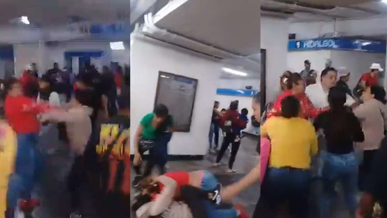 VIDEO | Así fue la pelea campal entre vendedores ambulantes en la Cdmx