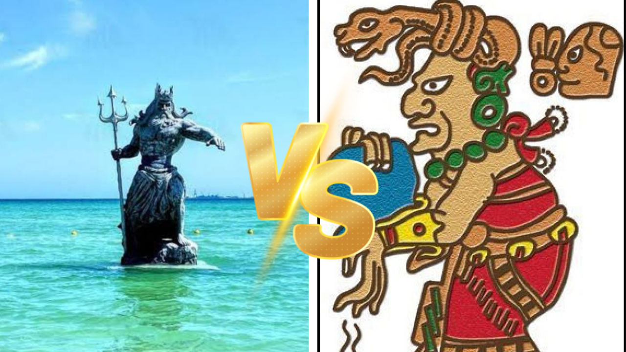 Yucatecos culparían a estatua de Poseidón de provocar la furia de los huracanes