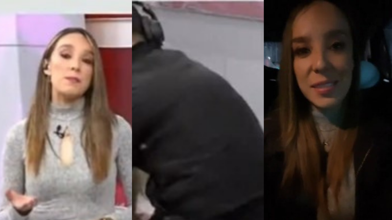 Video | Conductora de televisión se desmaya en vivo