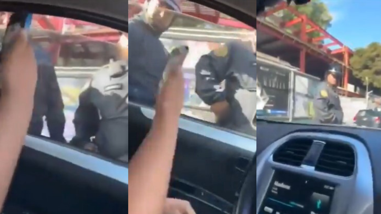 VIDEO | Captan a elementos de la SSC Cdmx amedrentando a ciudadanos