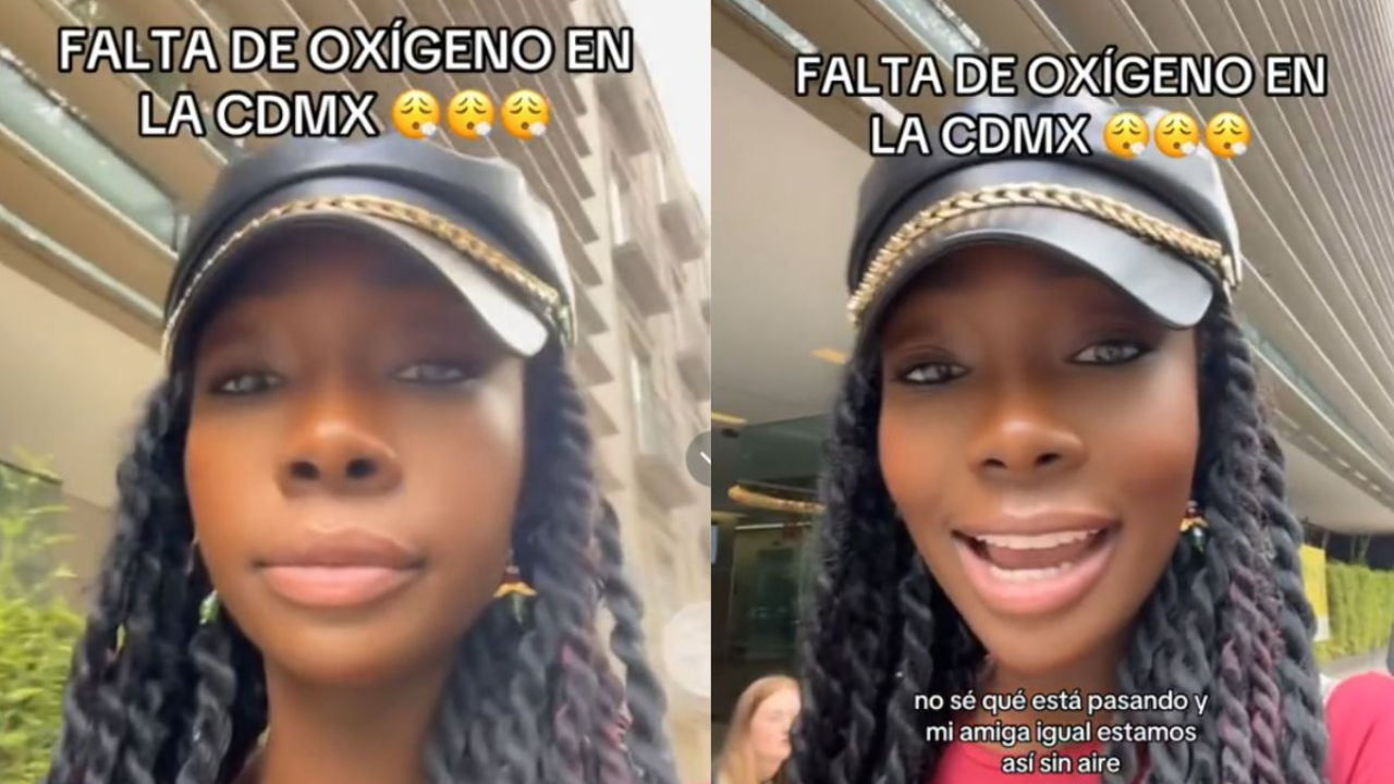"No puedo respirar": Extranjera denuncia la "falta de oxígeno" en la CDMX