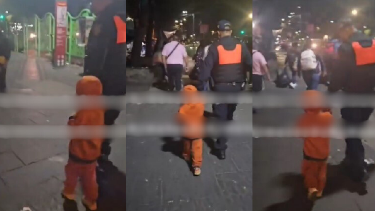 Video | Niño pide ayuda a la policía para encontrar a su mamá; lo dejó olvidado