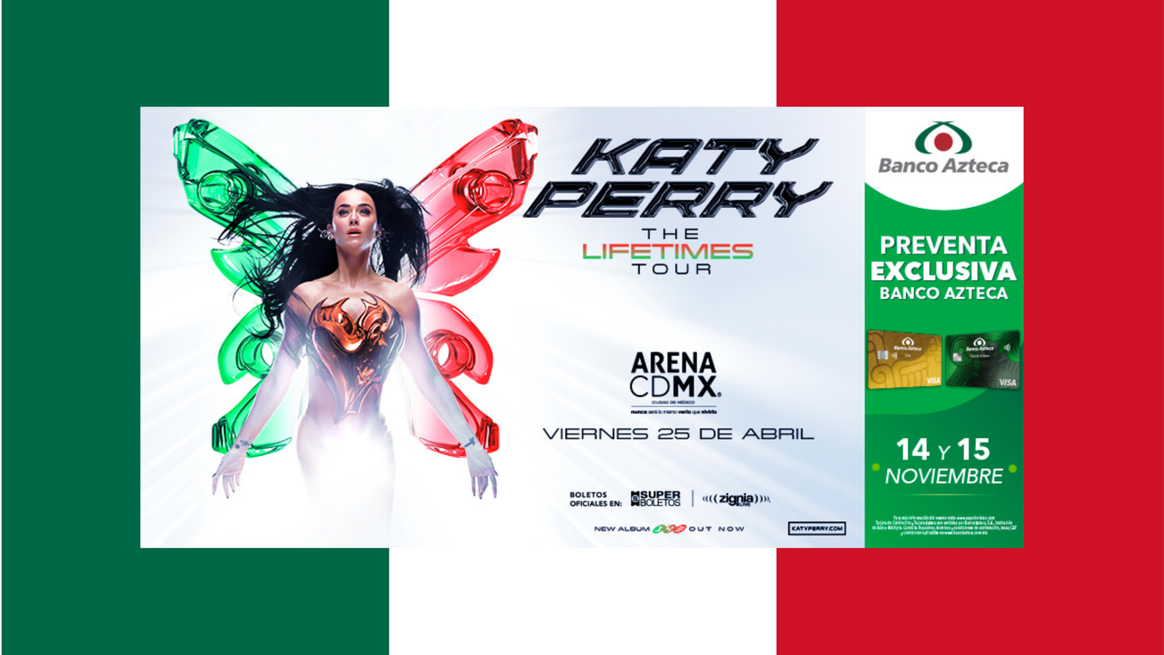 ¿Katy Perry en la Arena CDMX? Sí, es oficial: preventa y precio de boletos