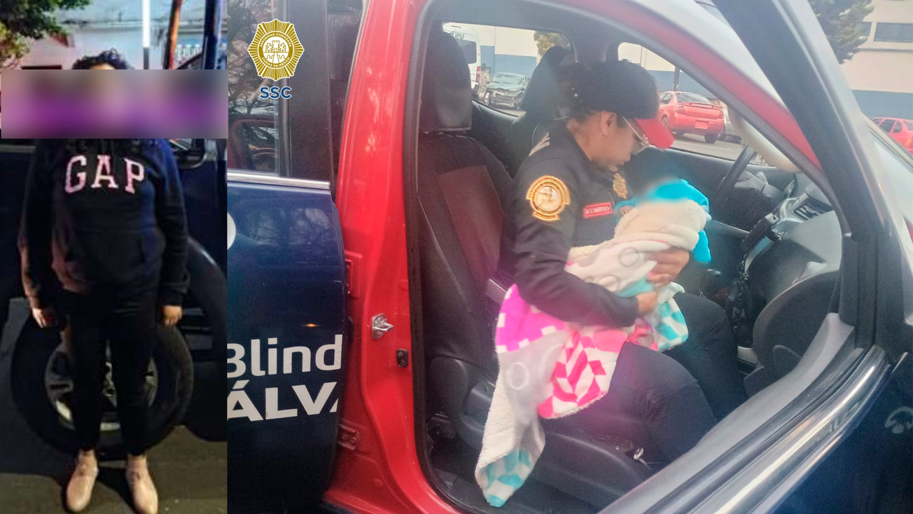 Detienen a mujer que robó a bebé en Nochebuena en CDMX