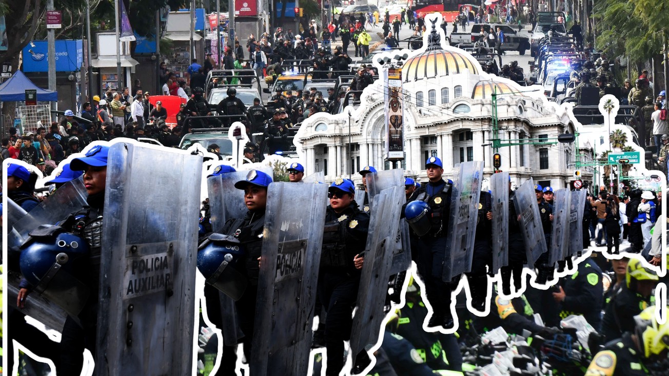 Retiran a vendedores ambulantes de la explanada de Bellas Artes