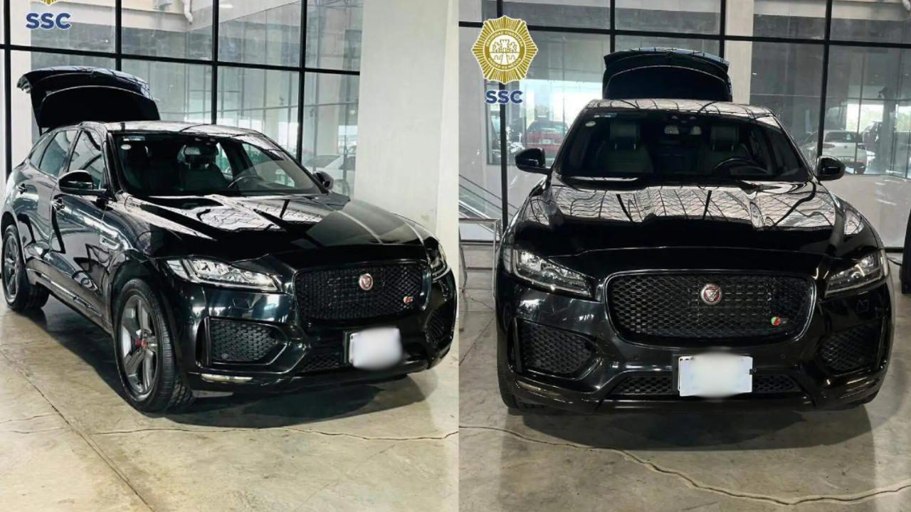 Camioneta robada exhibida en museo.