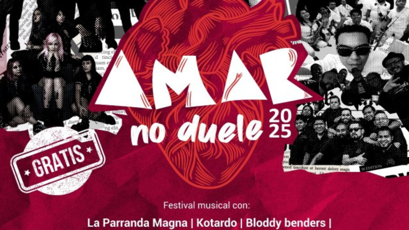Amar no duele: INJUVE anuncia concierto gratuito este 14 de febrero contra la violencia de pareja