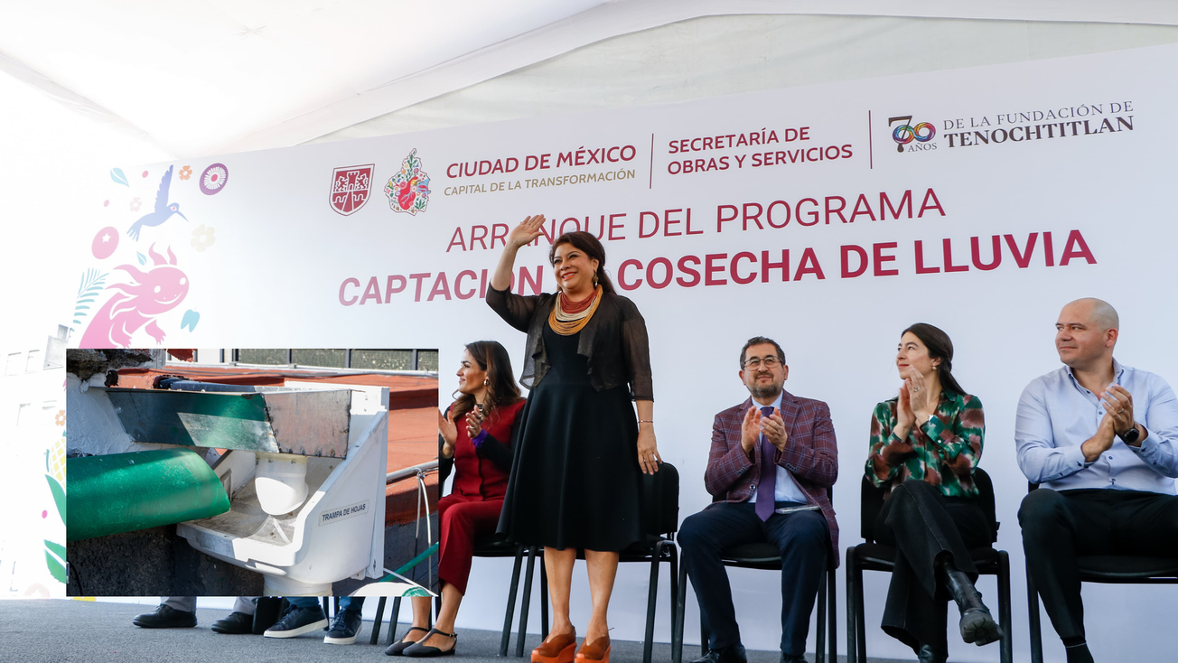 Así se hará la captación de agua de lluvia en mercados de CDMX