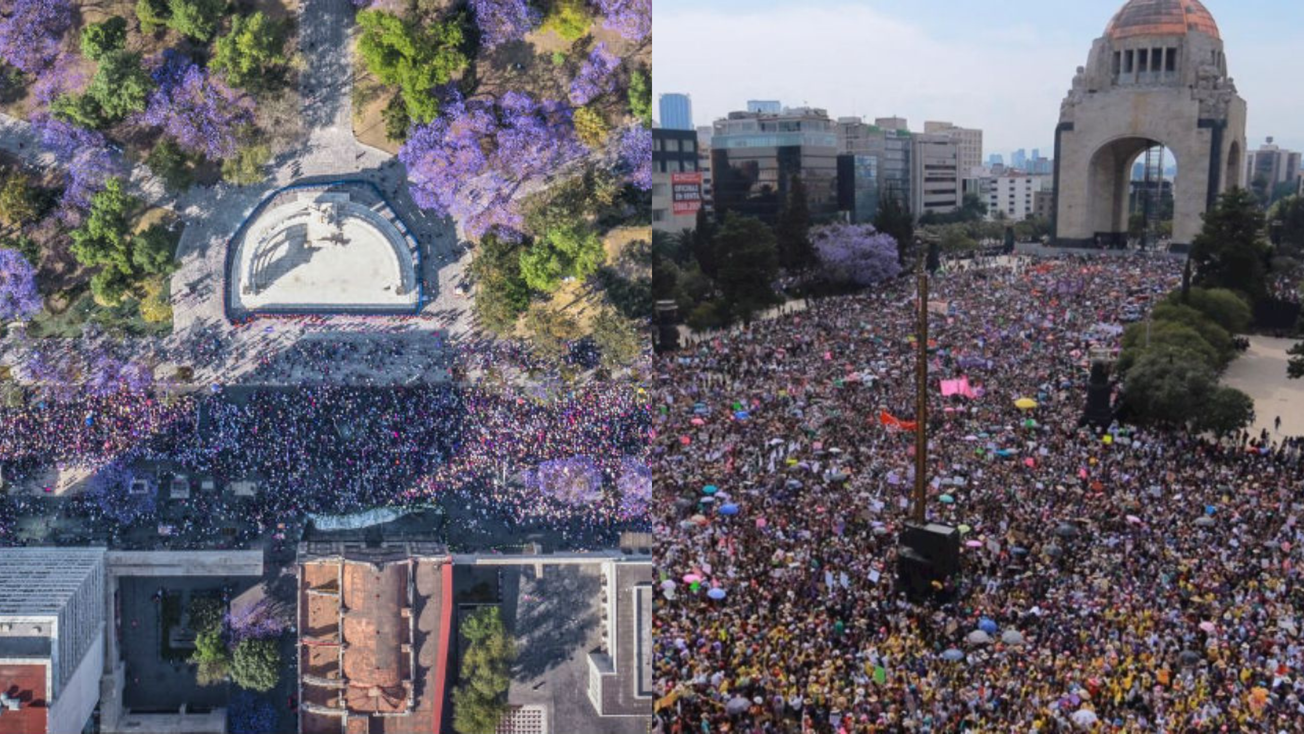 Marcha 8M en CDMX: calles cerradas