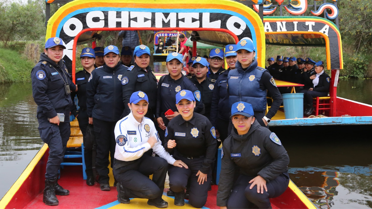 Reconocen la labor de las mujeres policías en la CDMX