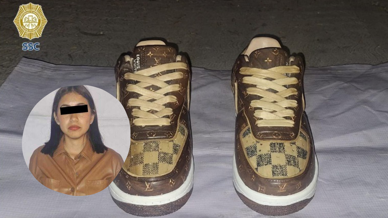 Ella es la mujer detenida en CDMX por robar tenis de 1.6 mdp