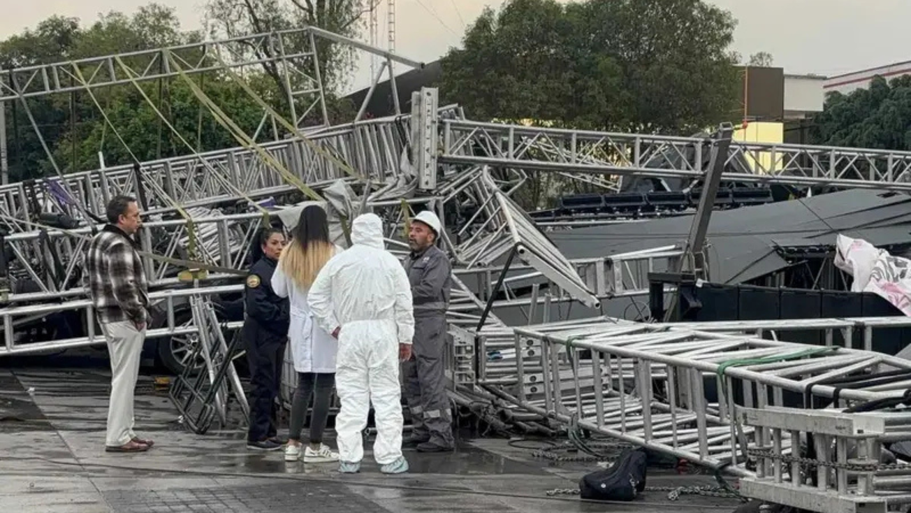 ¿Quién es el responsable? Investigan desplome de escenario donde se presentaría Alicia Villareal en la GAM