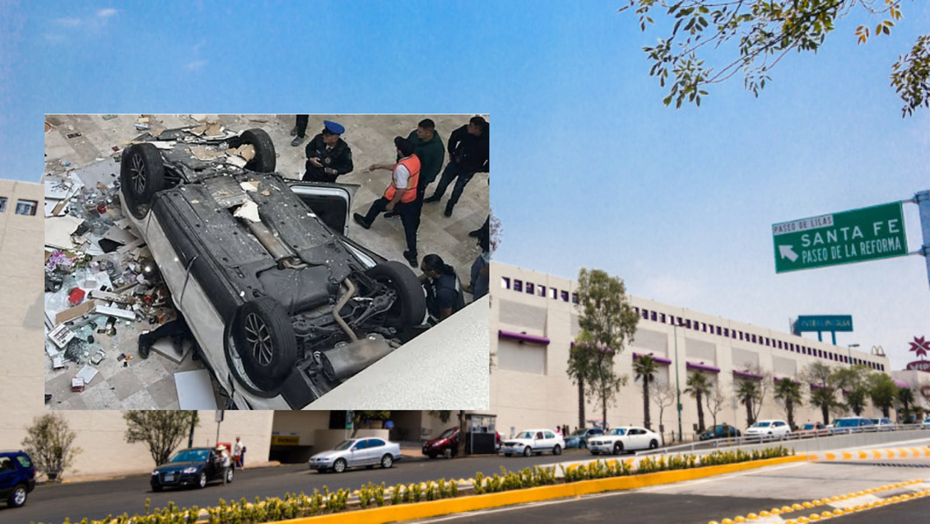 Plaza Lilas en CDMX: por qué cayó un auto desde el estacionamiento