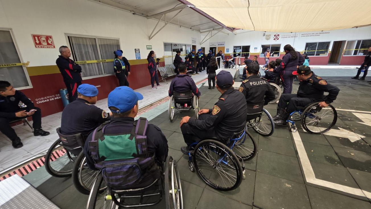 Capacita Metro de la CDMX a policías sobre trato digno a personas con discapacidad