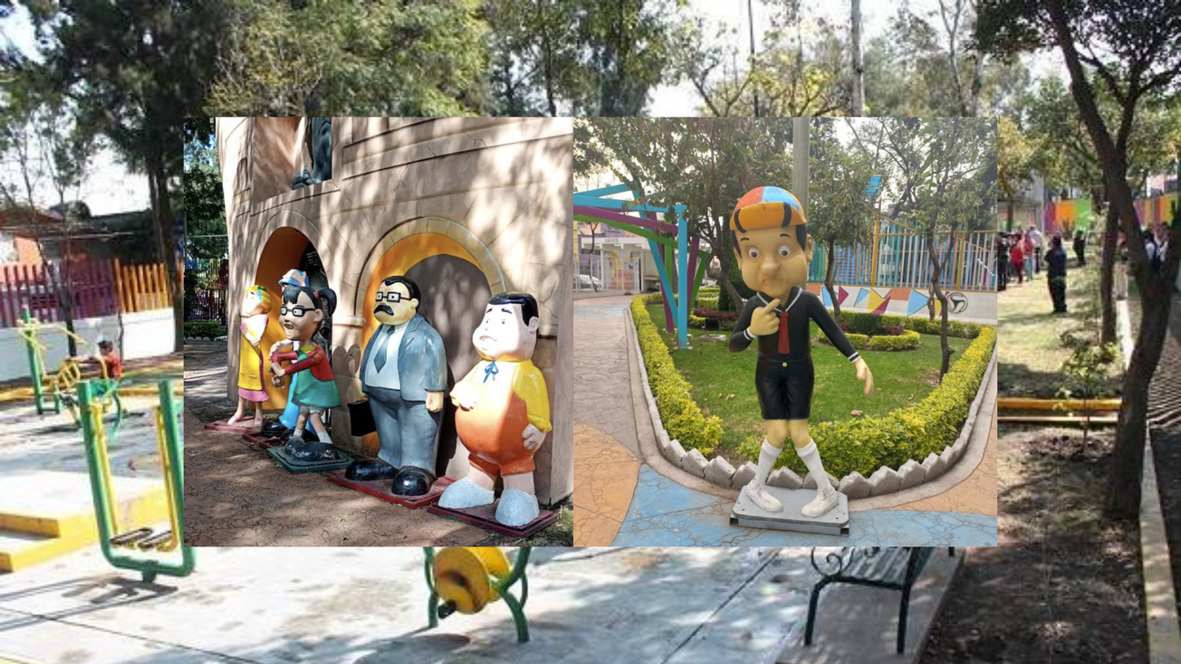 Los 2 parques de la CDMX donde están las figuras tamaño real del Chavo del 8