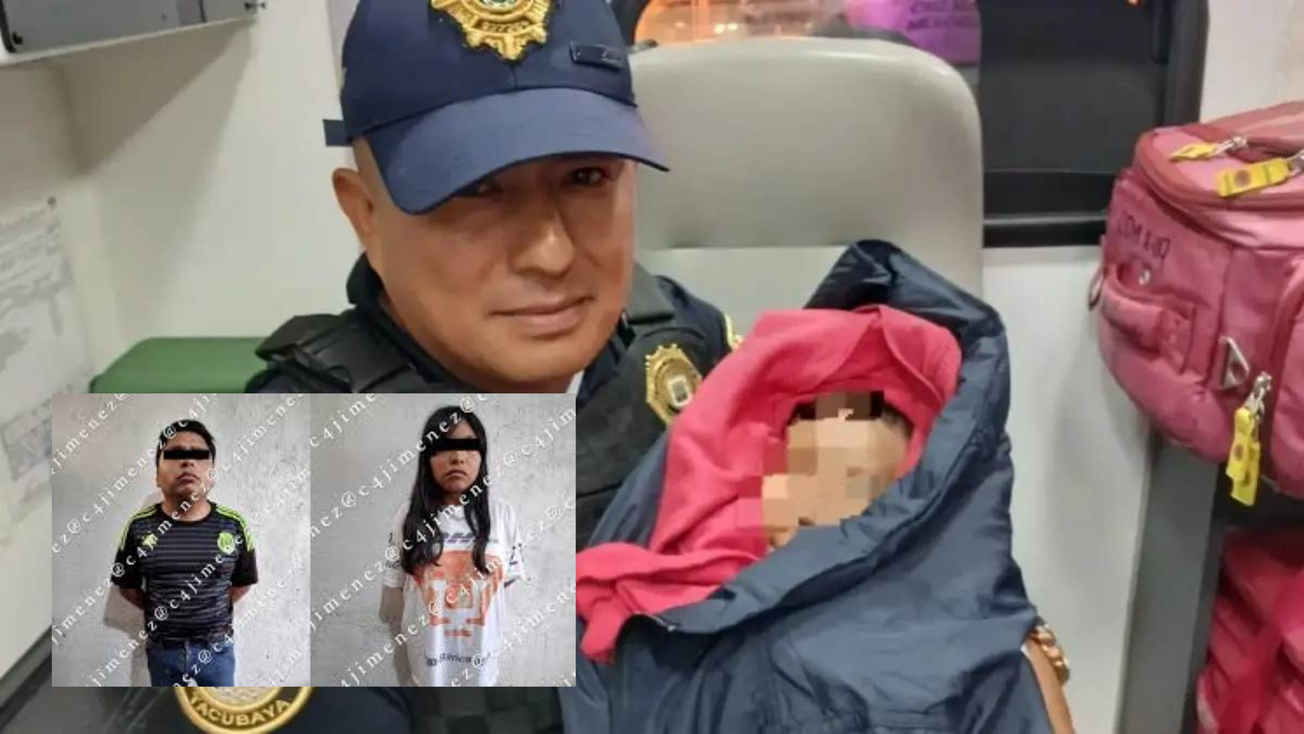 Liberan y reaprehenden en solo unas horas a pareja que abandonó a bebé en Tacubaya