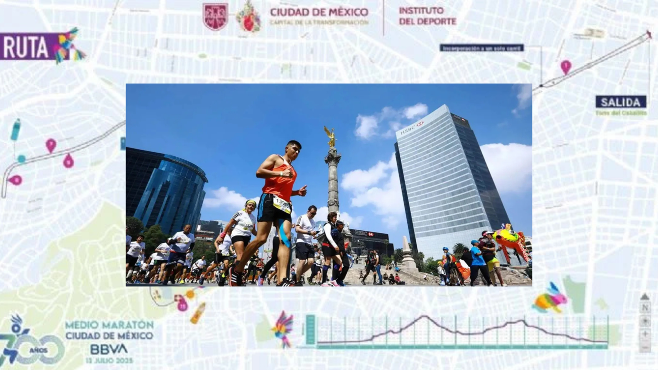 Maratón 2025 en CDMX: Ruta y calles cerradas