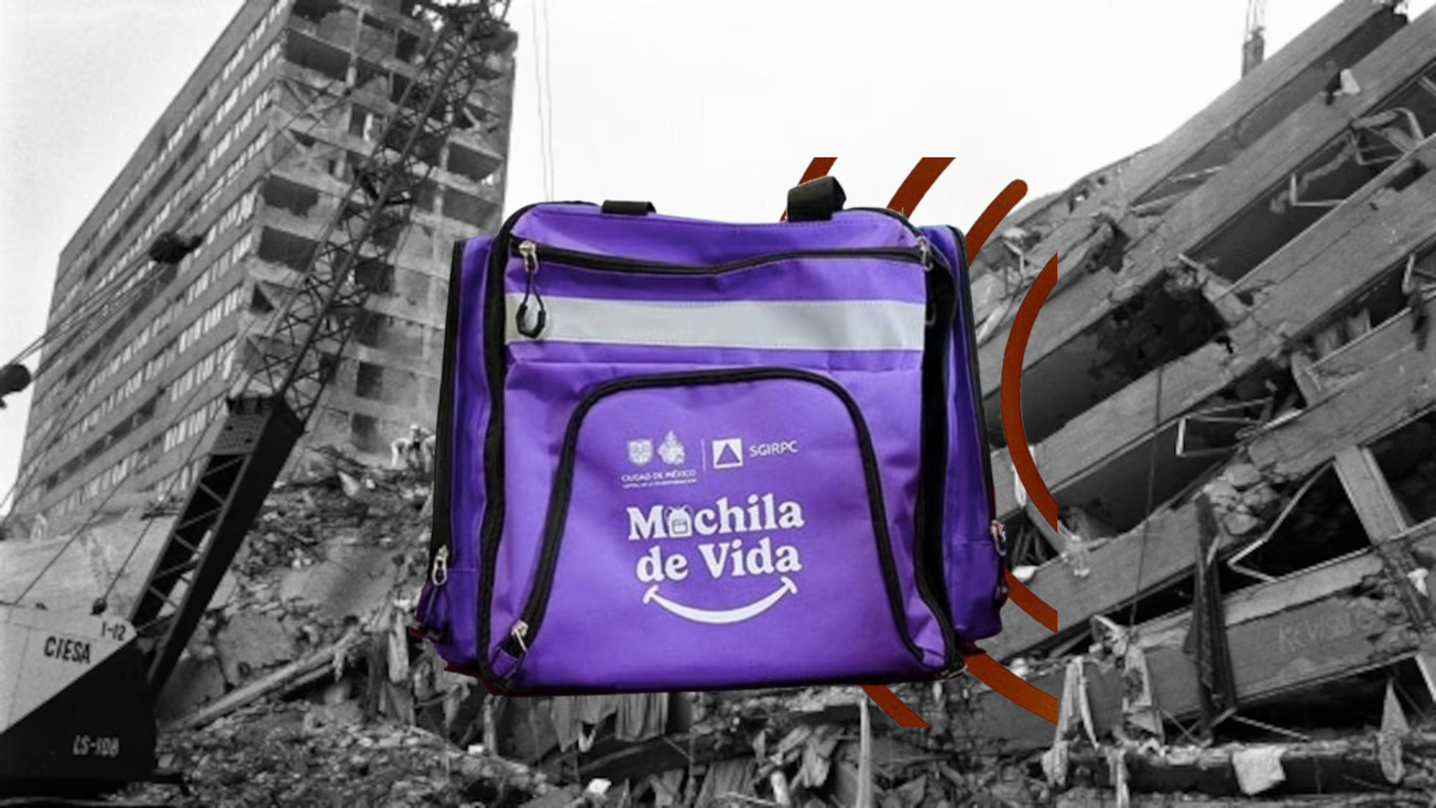 A 40 años del sismo del 85: CDMX entregará mochilas de vida