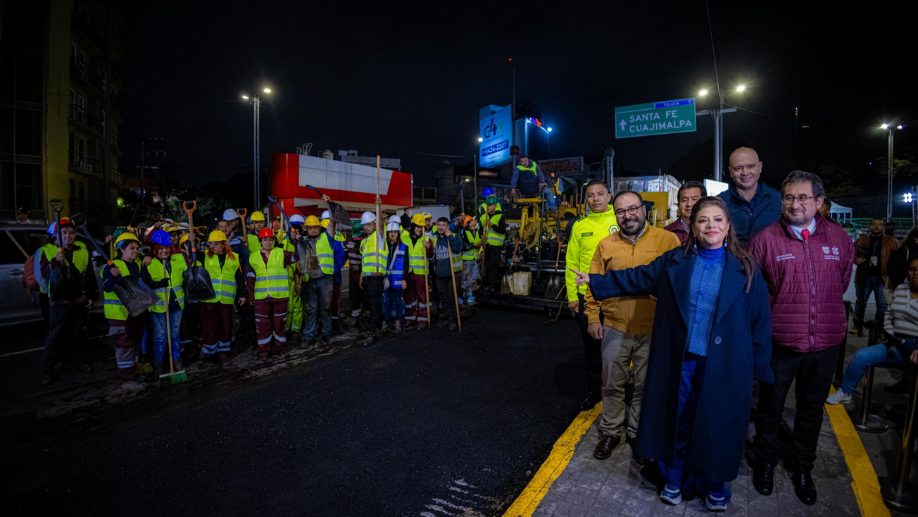 Arranca Brugada repavimentación en CDMX rumbo a Mundial 2026