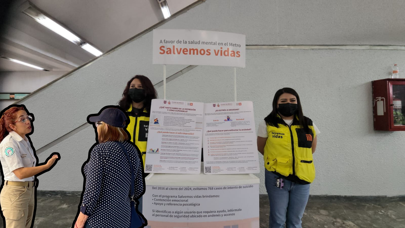 ¿En qué Líneas del Metro habrá orientación psicológica gratuita?
